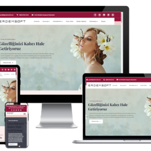 Güzellik Salonu ve Lazer Epilasyon Hazır Web Sitesi Yazılımı