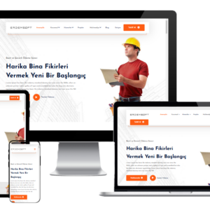 İnşaat ve Mühendislik Hazır Web Sitesi Yazılımı