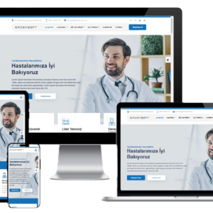 Hastane - Poliklinik - Klinik ve Doktor Hazır Web Sitesi Yazılımı