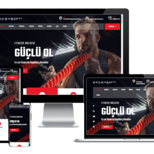 Spor, Fitness ve Yoga Hazır Web Sitesi Yazılımı