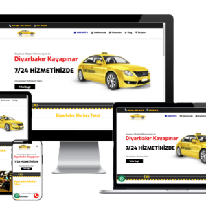 Taksi Durağı ve Taksi Hizmetleri Hazır Web Sitesi Yazılımı